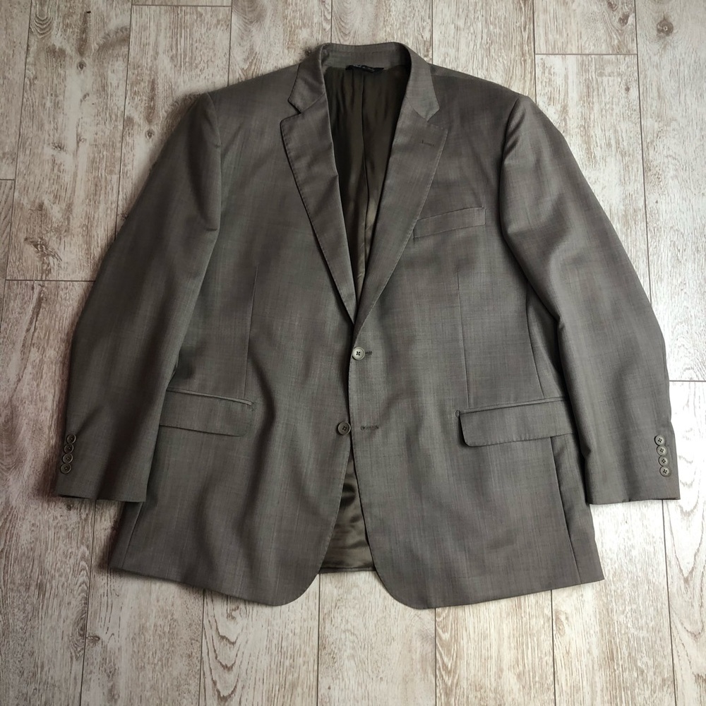 Ermenegildo Zegna for saks fifth avenue black label beige suit size US48